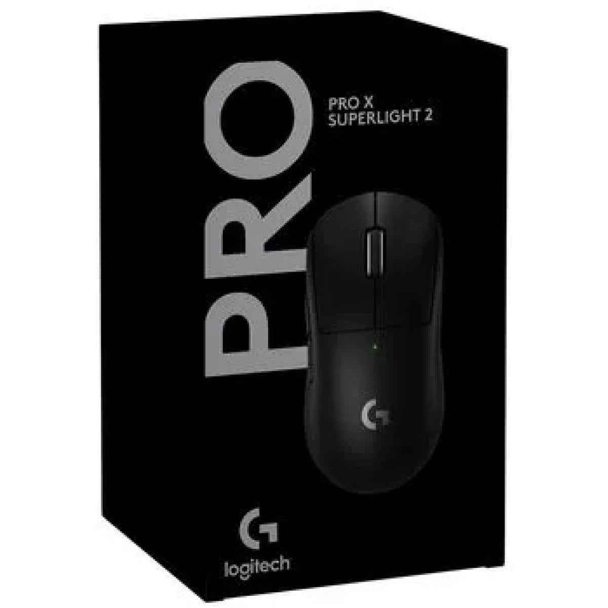 Logitech New G Pro X Superlight 2 Lightspeed Wireless 4k Polling Lightweight Lightforce Hybrid Switches Hero 2 Sensor 32,000 Dpi Usb C Charging, Pc & Mac , Black