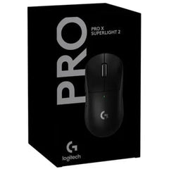 Logitech NEW G PRO X SUPERLIGHT 2 LIGHTSPEED Wireless 4K Polling Lightweight LIGHTFORCE Hybrid Switches HERO 2 Sensor 32,000 DPI USB-C Charging, PC & Mac , Black