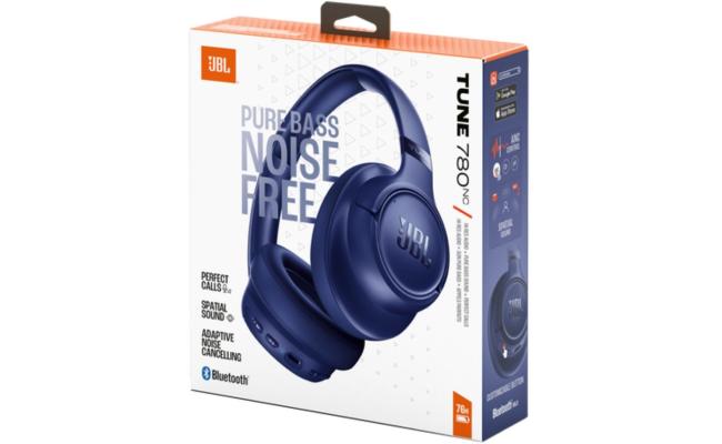 Jbl Tune 780 Nc Wireless Over Ear Bluetooth Headphones With Adaptive Noise Cancelling Technology, Smart Ambient, 76 Hour Battery Life And Google Fast Pair/microsoft Swift Pair, Blue Jbl Tune 780 Nc Wireless Over Ear Bluetooth Headphones With Adaptive Noise Cancelling Technology, Smart Ambient, 76 Hour Battery Life And Google Fast Pair/microsoft Swift Pair, Blue