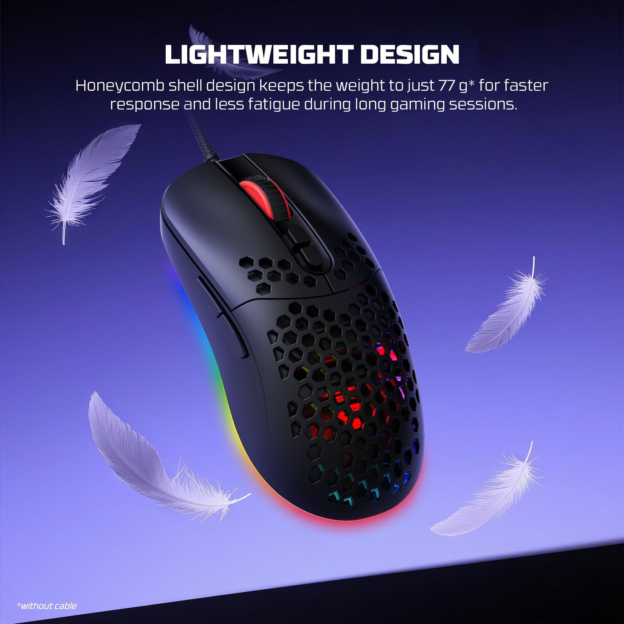 Fantech RGB gaming mouse for computer setup