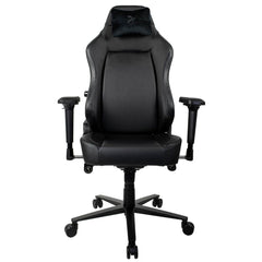 Arozzi Primo Premium PU Leather Gaming Chair Office Chair with Recliner Swivel Tilt Rocker Adjustable Height 4D Armrests Neck Pillow and Built-in Lumbar Adjustment - Black