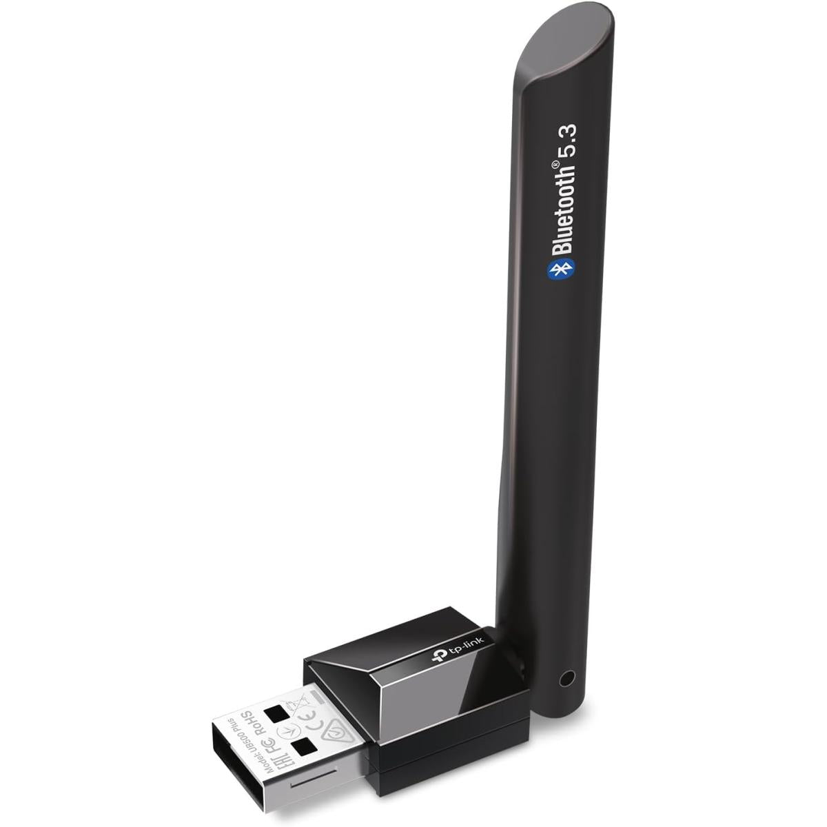 Tp Link Ub500 Plus Usb Bluetooth 5.3 Adapter ,long Range Receiver, Plug And Play, Adjustable Antenna, Supports Windows 11/10/8.1/7 For Desktop, Laptop, Ps5/ps4/xbox Controller - CompuMe