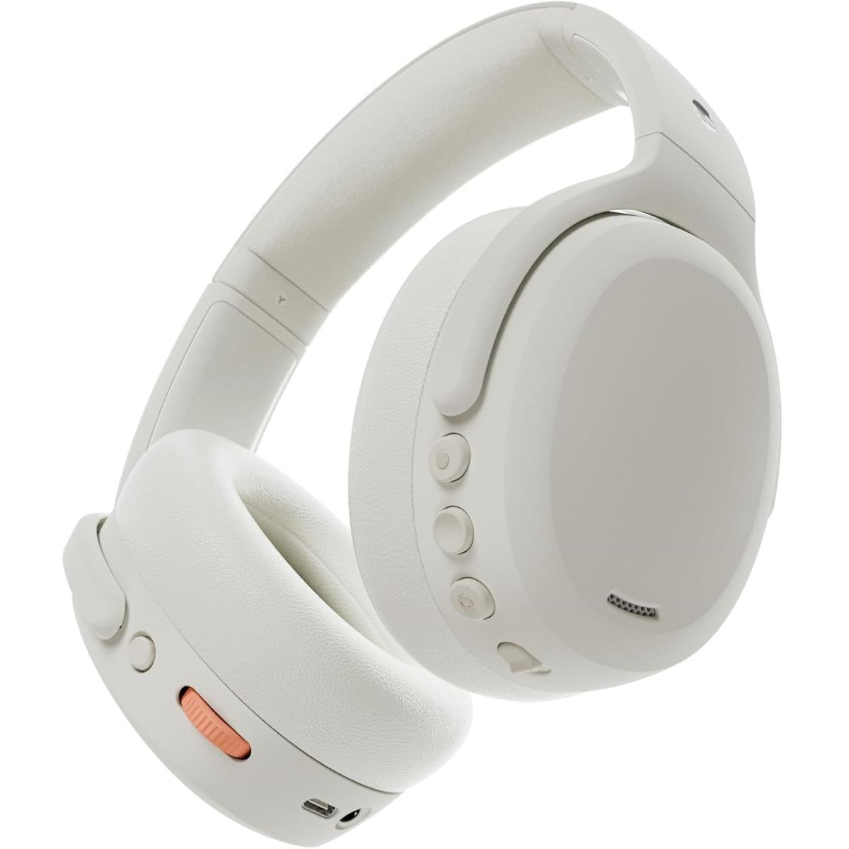 Skullcandy Crusher Anc 2 Wireless Over Ear Bluetooth Headphones With Multi Sensory Bass And Charging Cable, Aive Noise Cancelling, Up To 60 Hours Battery, Microphone For Iphone Android Bone