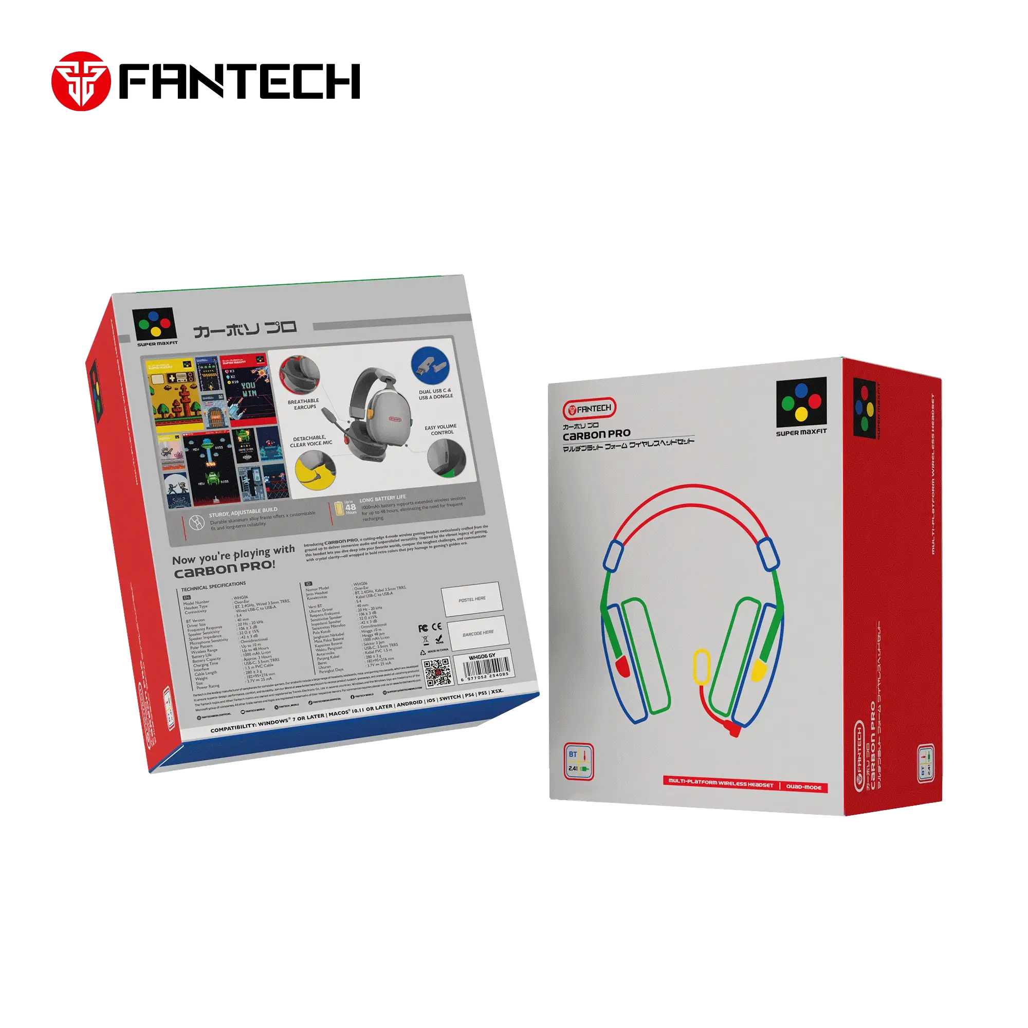 Fantech wireless headset for computer setup