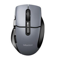 Meetion BTM001 2.4G Wireless & Bluetooth Dual-Mode Ergonomic Mouse -Black
