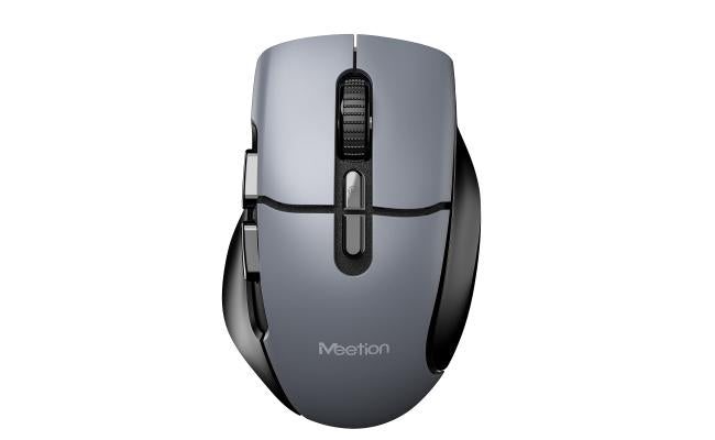 Meetion Btm001 2.4g Wireless & Bluetooth Dual Mode Ergonomic Mouse Black
