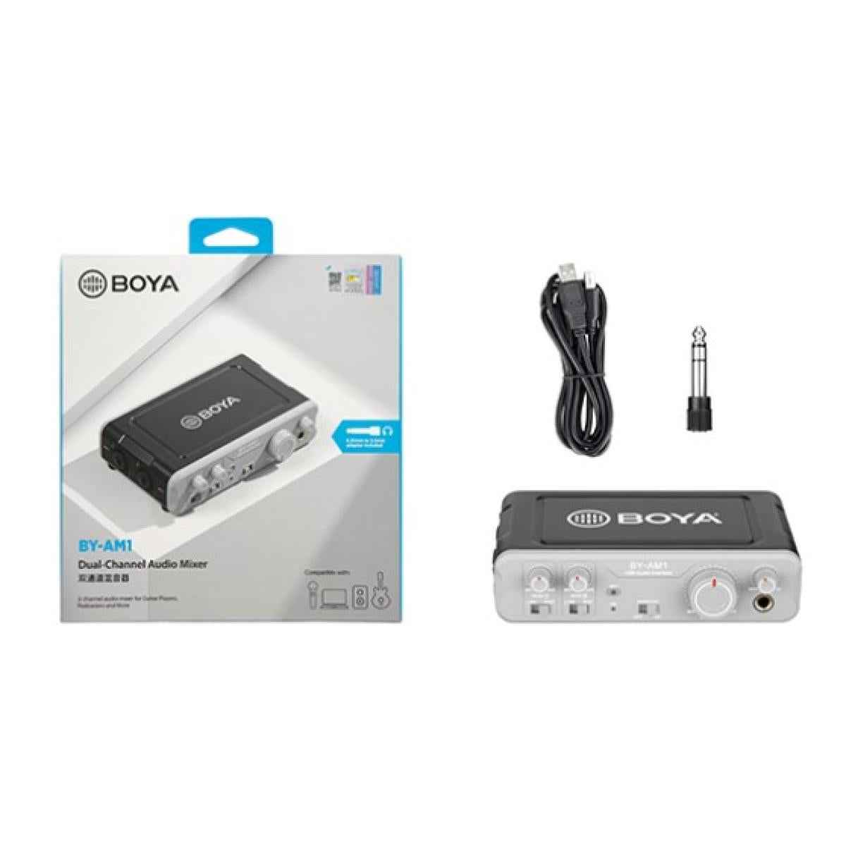 Boya BY-AM1 Dual-Channel Audio Mixer Boya BY-AM1 Dual-Channel Audio Mixer