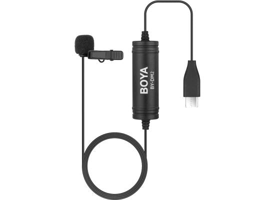 Boya wireless wired microphone for audio recording