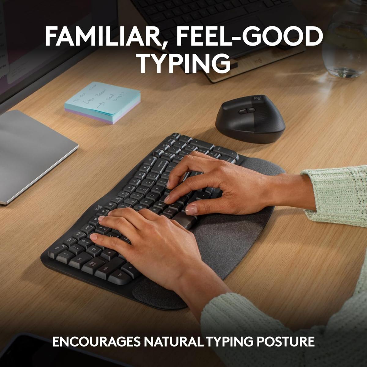 Logitech Bluetooth gaming keyboard for computer setup