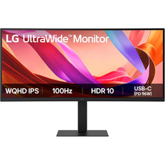 LG 34U650A-B 34" IPS Curved 3800R UltraWide™ QHD HDR 10 Adjustable Stand ALL-in-One USB C 96w DP & 2x 7w Speakers - Black