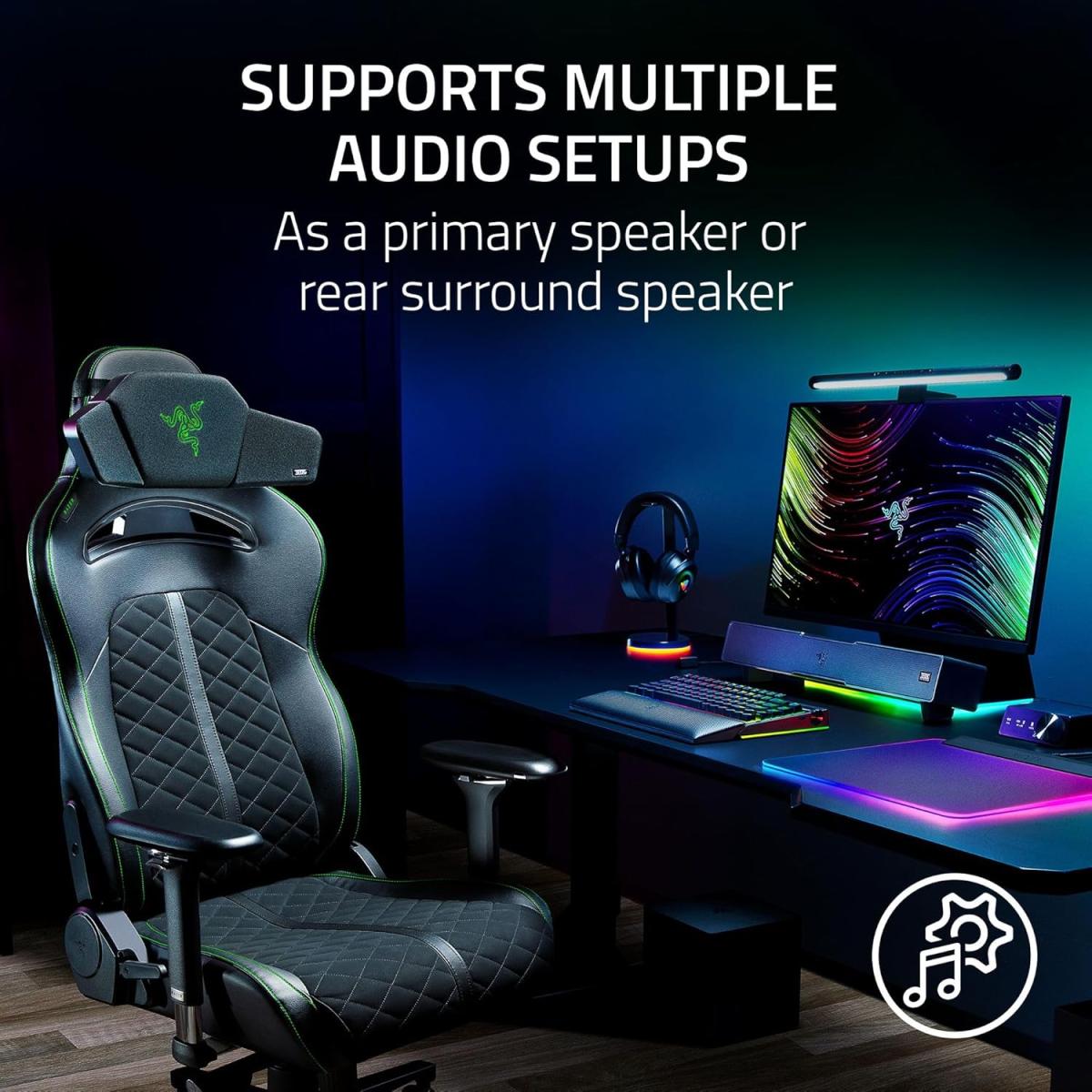 Razer wireless Bluetooth speaker for audio playback
