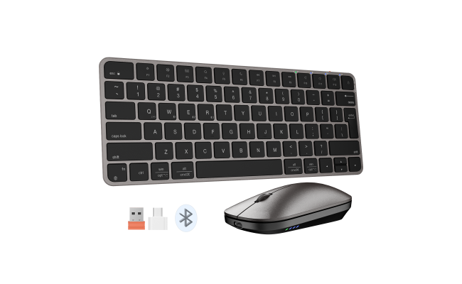 Meetion Ikey C210 Wireless Ultra Thin Keyboard And Mouse Combo Black