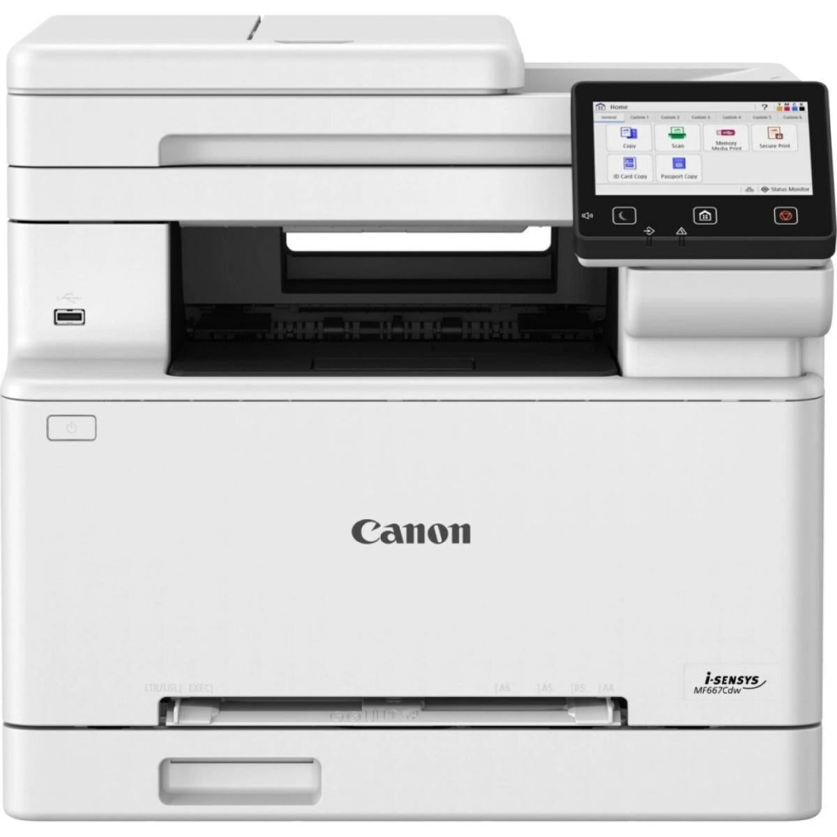 Canon I Sensys Mf667cdw Wireless & Duplex Scanning 4 In 1 (print, Copy, Scan , Fax) Multifunion Colour Printer Up To 25 Ppm Canon I Sensys Mf667cdw Wireless & Duplex Scanning 4 In 1 (print, Copy, Scan , Fax) Multifunion Colour Printer Up To 25 Ppm