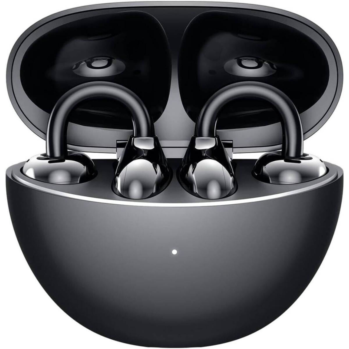 Honor Choice Open Clip Earbud, Dual Magnet Driver Unit, Low Latency Mode, Voice Assistant, Tap Control, Bluetooth 5.3, Ip54 Water And Dust Resistant, 36 Hours Battery Life, Black