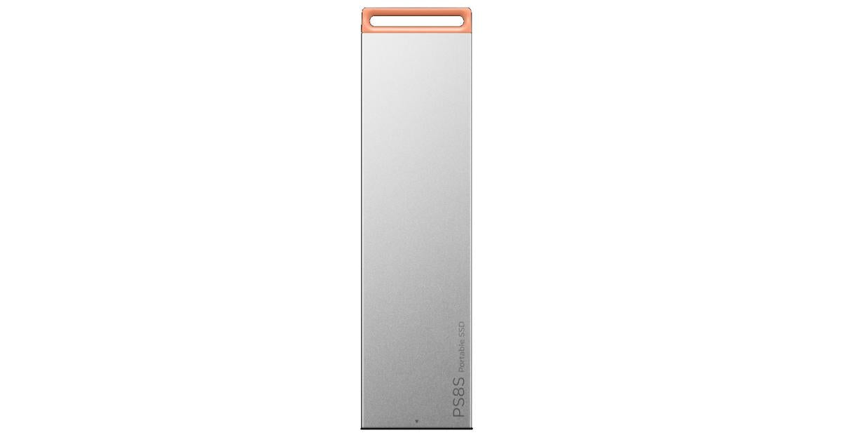 Lenovo 2TB PS8S Portable SSD External Type-C USB 3.2 Gen 2 Port, 1050 MB/s Read, 1000 MB/s Write
