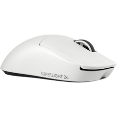 Logitech G PRO X Superlight 2c Wireless Gaming Mouse, 51 g pro-Grade Compa Mouse with 5 programmable Buttons, USB-C Charging, 44K DPI Sensor, up to 8 kHz Polling for PC/Mac - White