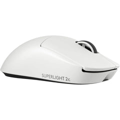Logitech G PRO X Superlight 2c Wireless Gaming Mouse, 51 g pro-Grade Compa Mouse with 5 programmable Buttons, USB-C Charging, 44K DPI Sensor, up to 8 kHz Polling for PC/Mac - White