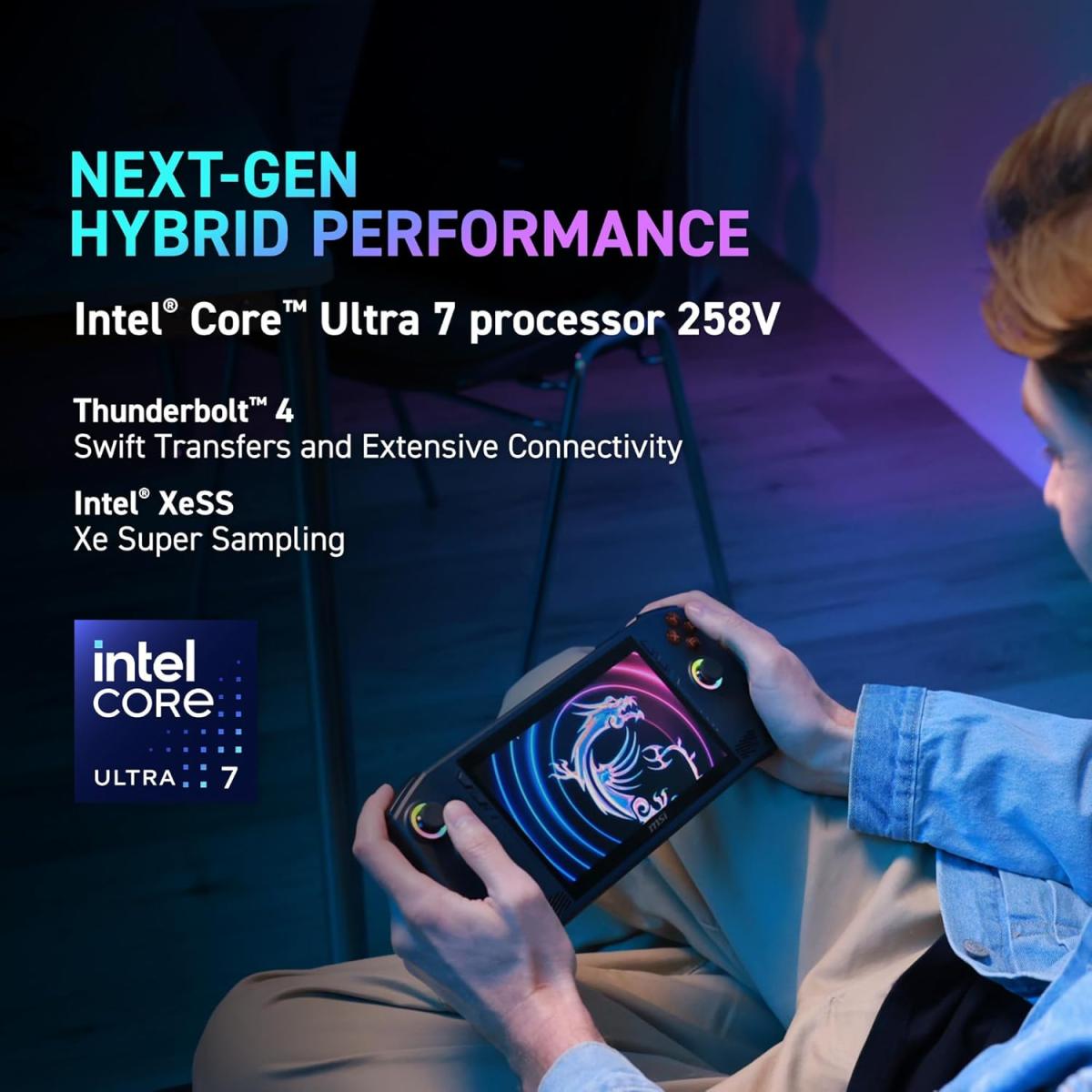 MSI wireless Bluetooth NVMe PCIe laptop for portable computing