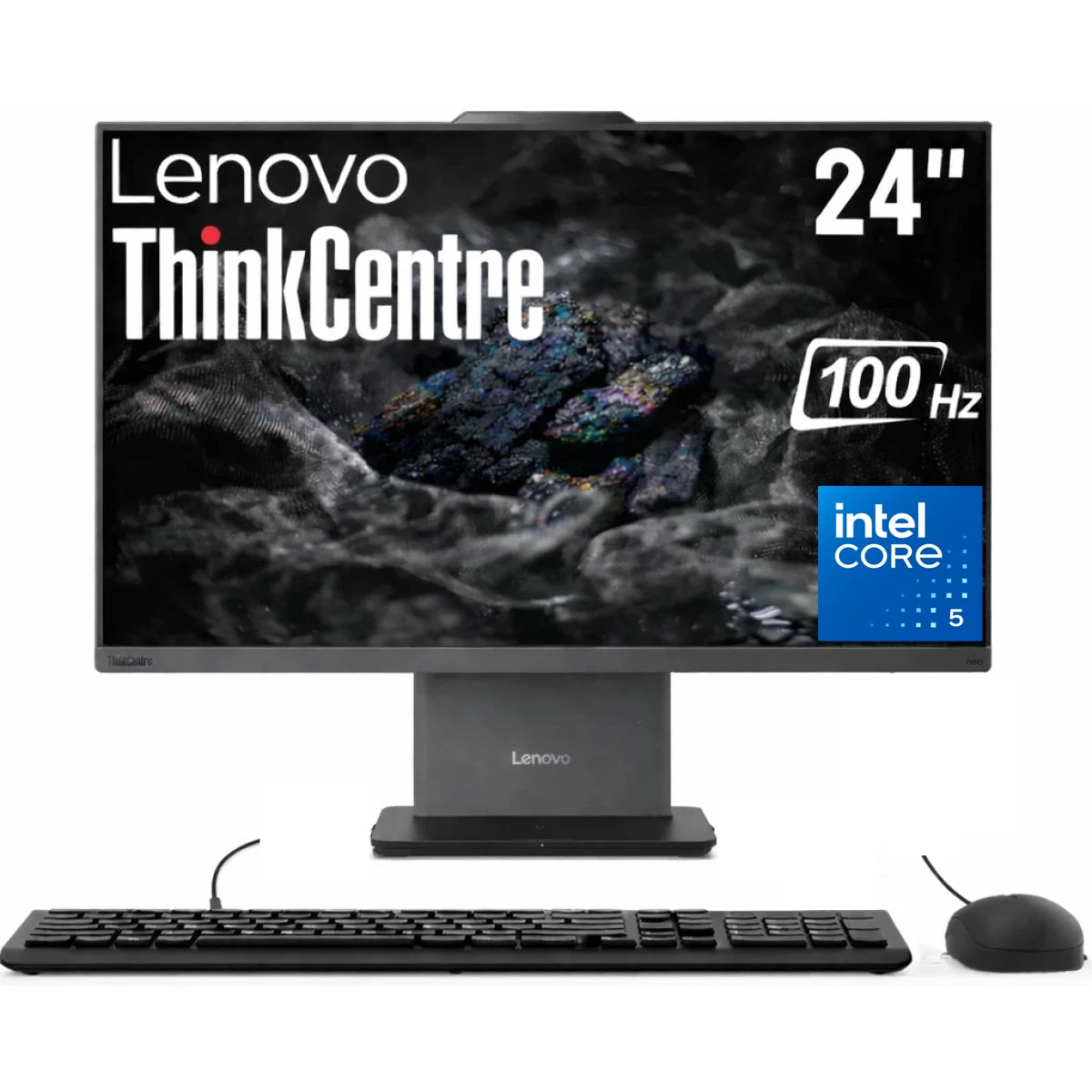 Lenovo ThinkCentre NEO 50a Gen 6 (2025) 24" All-in-One PC Intel® Core 5 210H 10-Cores w/ High-Performance Processor NONE Touch Screen - Luna Grey
