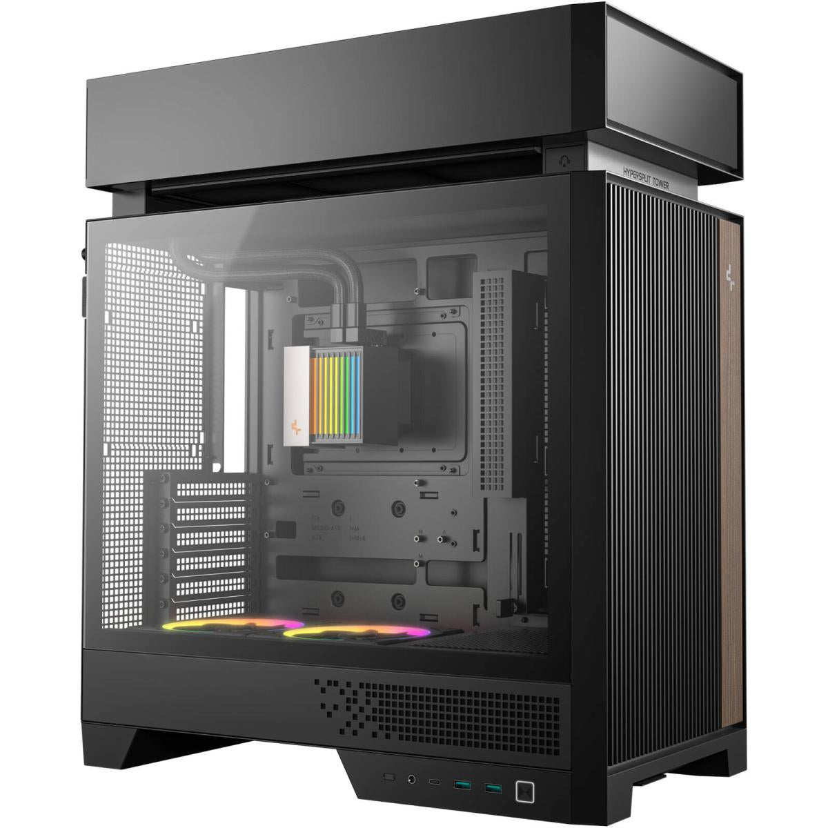DeepCool ARGB PC case for desktop computer builds and component installation