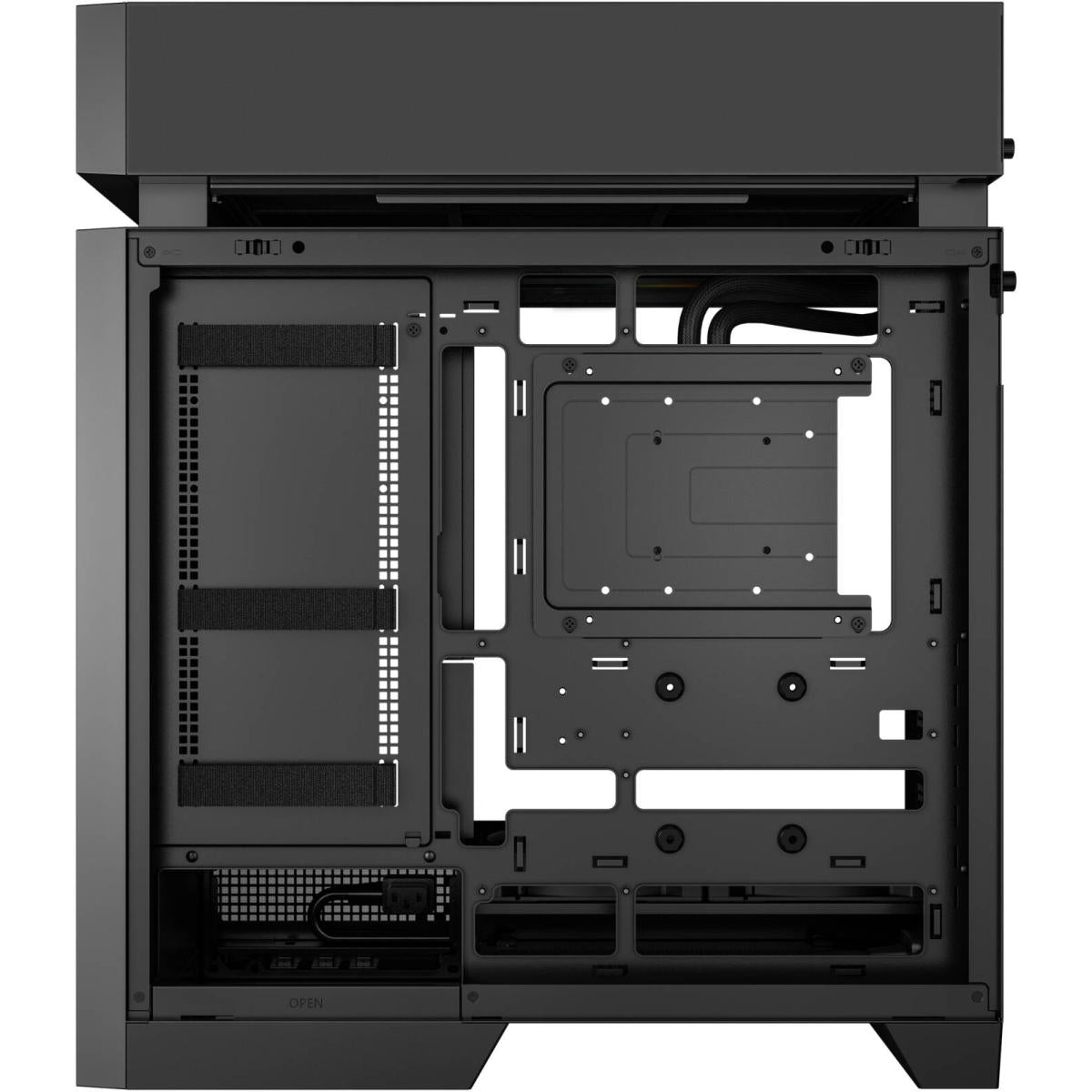 DeepCool CL6600 Computer Case, Pre-installed 360mm ARGB Liquid Cooler & 2x FL12R SE ARGB Fans, ABS + SPCC + Tempered Glass Material, Black DeepCool CL6600 Computer Case, Pre-installed 360mm ARGB Liquid Cooler & 2x FL12R SE ARGB Fans, ABS + SPCC + Tempered Glass Material, Black