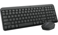 Logitech MK250 Bluetooth Mouse & Keyboard Combo Compa Wireless Keyboard, Ambidextrous Mouse, Durable Build - Windows/MacOS Arabic / English Layout - Graphite