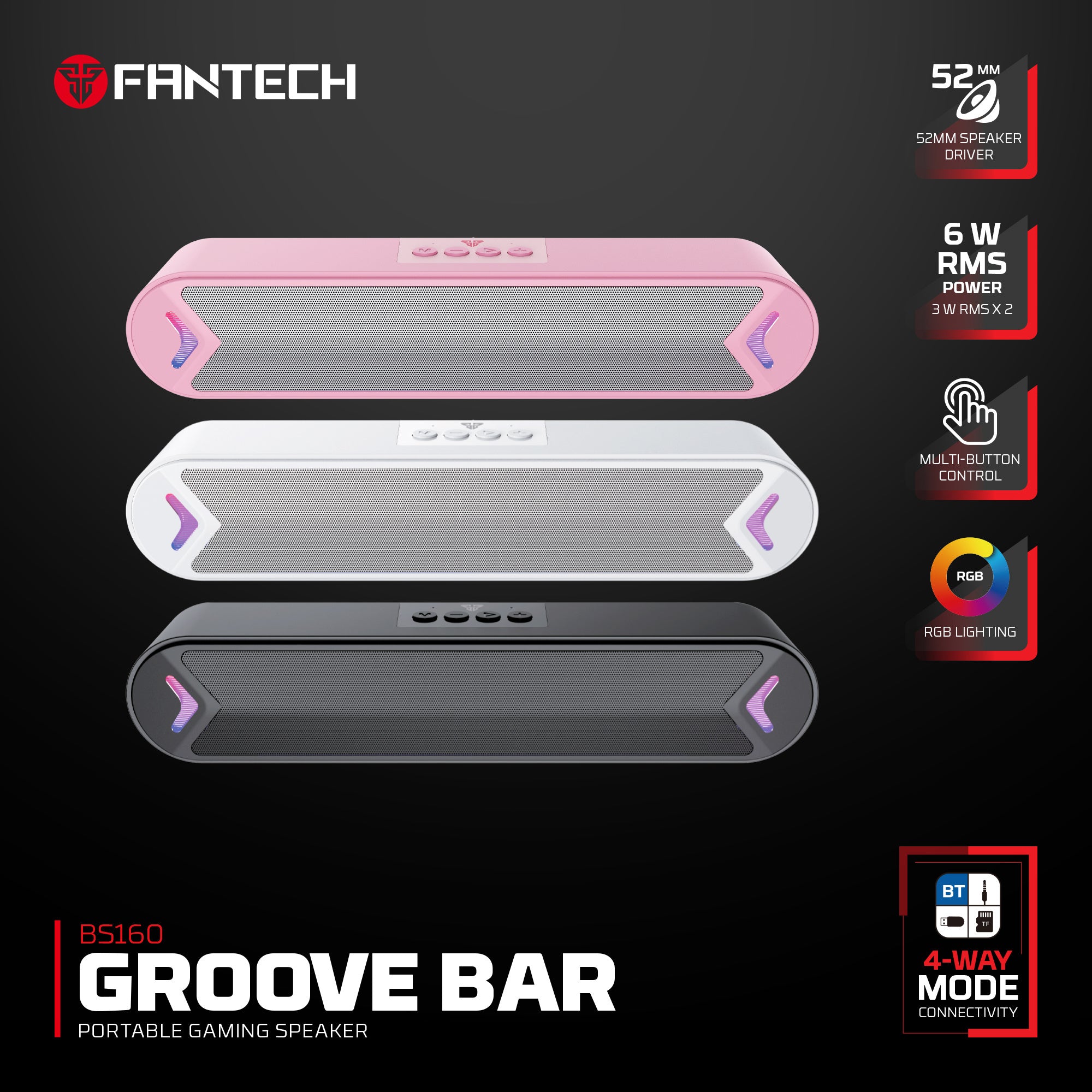 Fantech BS160 Bluetooth speaker for audio playback