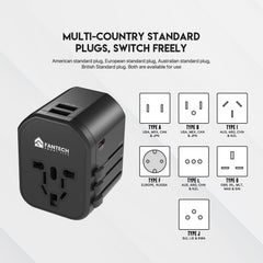 Fantech TAC1 Power Cube Travel Multi Adapter