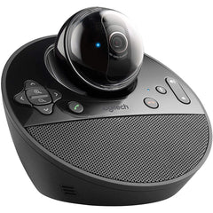 Logitech Bcc950 Conference Cam, 1080p Hd Up To 30fps Camera, Uvc H.264, Auto Focus, Camera Height Extender, Omni Direional Mic, Built In Full Duplex Speakerphone, Black