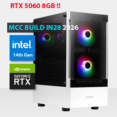 In28 26 as Gaming Pc Build || Intel Core I5 14400f 10 Core Gigabyte Geforce Rtx 5060 Oc 8gb Gddr7 Graphics Card