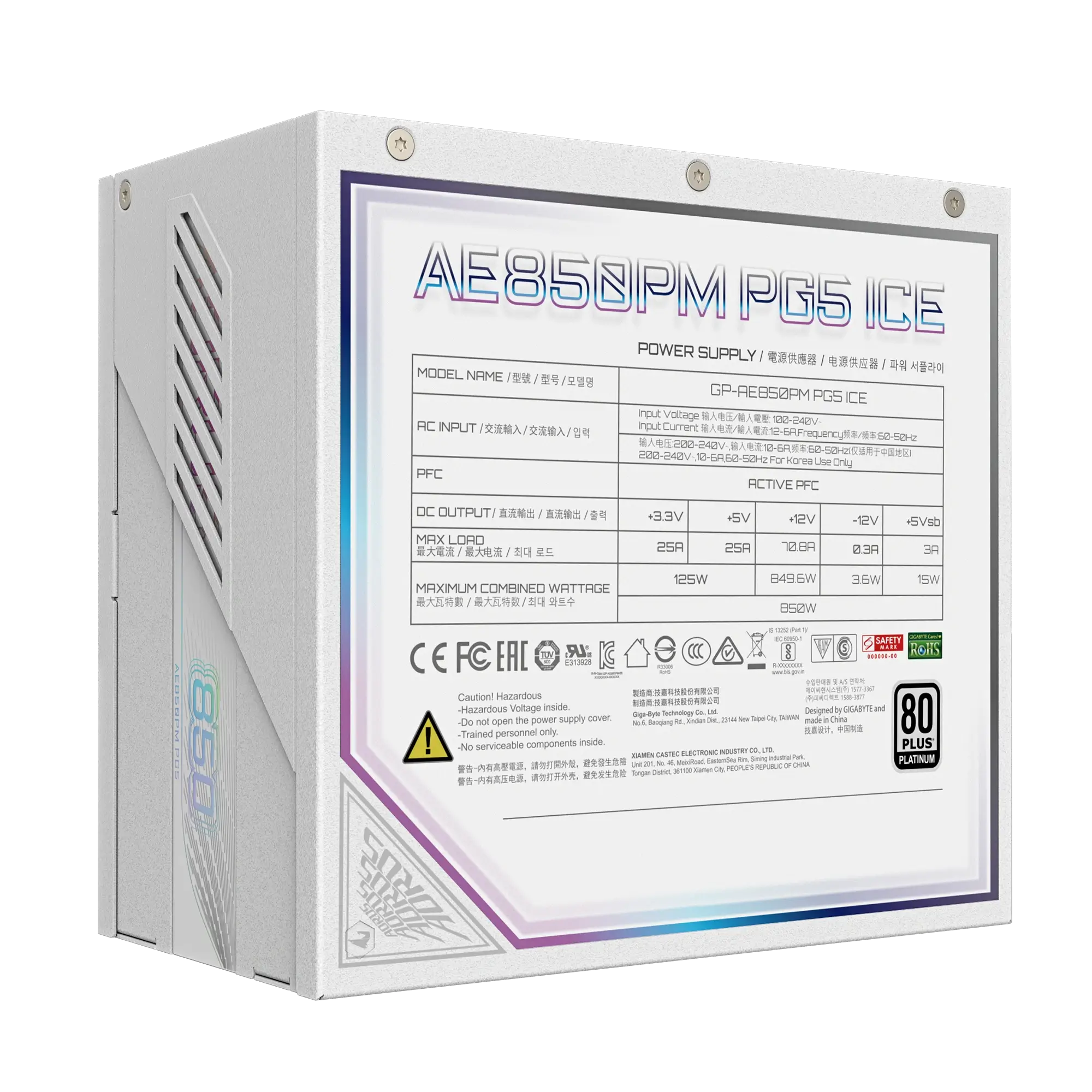Gigabyte PCIe power supply for PC power delivery