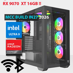 MCC IN27-26 - MIDAS Gaming PC Build || Intel Core Ultra 9 285K 24-Core - SAPPHIRE NITRO+ AMD Radeon RX 9070 XT Gaming OC 16GB GDDR6 Graphics card