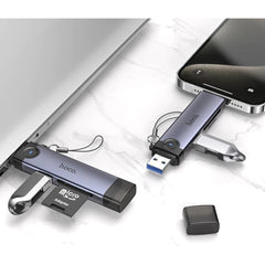 HOCO HB56 USB-A / USB-C OTG Card Reader for SD / TF with USB 2.0