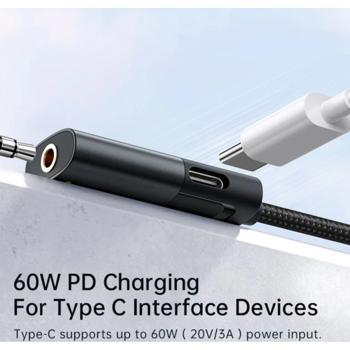 Mcdodo Ca 1880 60w Pd Usb Type C To Usb Type C & Aux Port Cable Mcdodo Ca 1880 60w Pd Usb Type C To Usb Type C & Aux Port Cable
