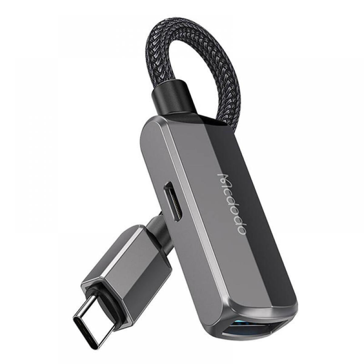 Mcdodo Ca 2830 Adapter Splitter Usb C To Usb A + Usb C Converter Otg