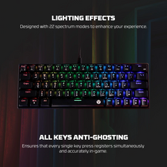 Fantech Atom63 MK859c Mechanical Gaming Keyboard & Mouse Arabic/English