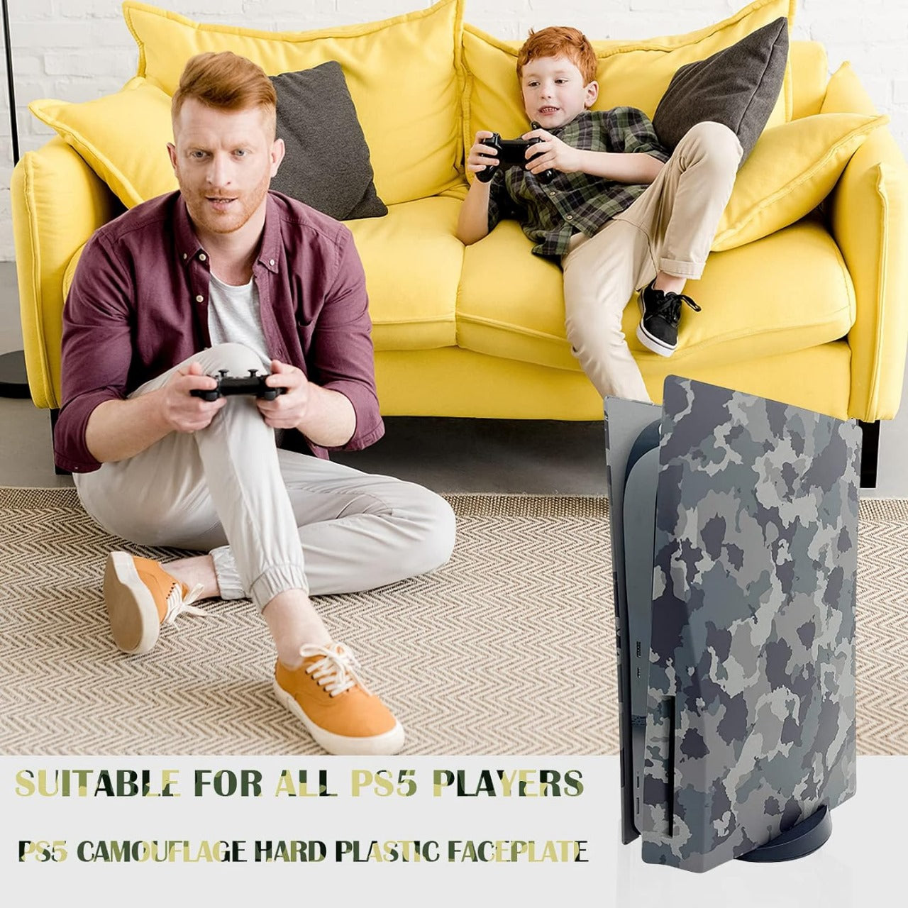 Gameak JO | Gaming Accessories Store Camouflage Face Plates Cover Shell Panels for PS5 Disc Edition Console
