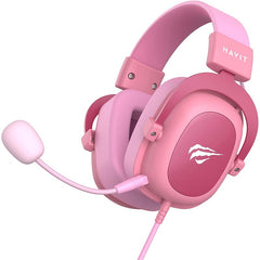 HAVIT GAMENOTE H2002D GAMING HEADPHONE -WHITE AND ROSE