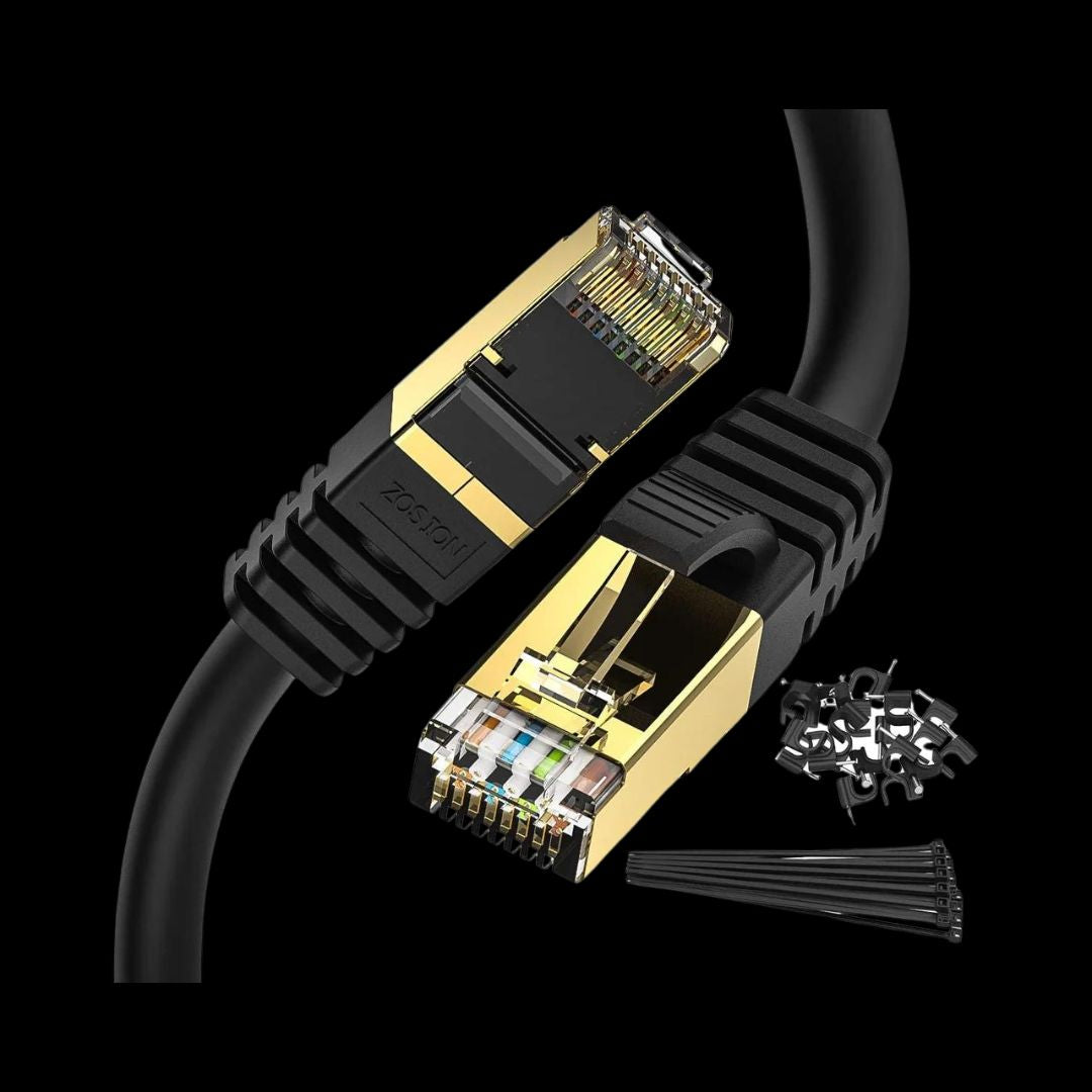 Haing CAT8 Ethernet Cable 40gbps 2000mhz Haing, adapter