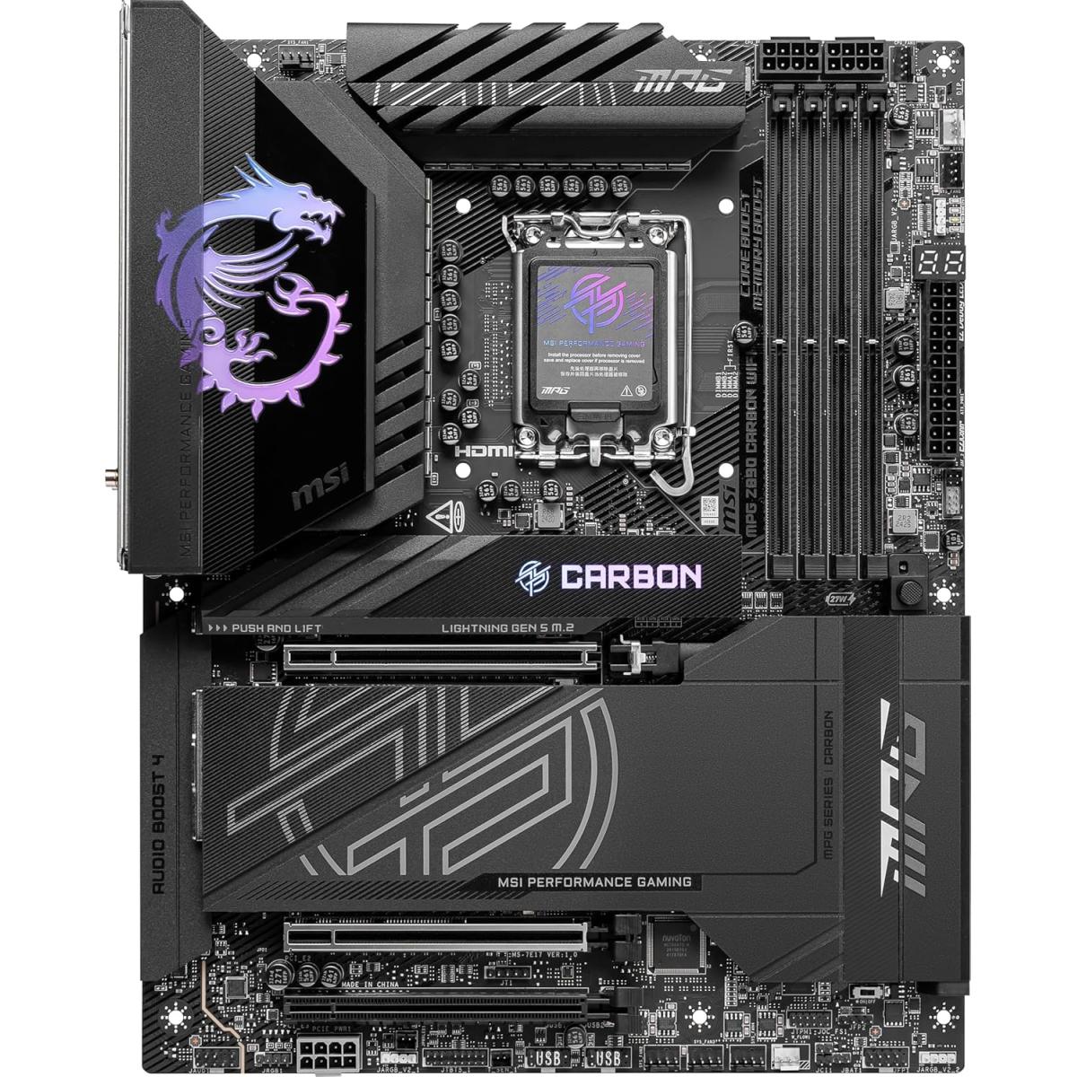 MSI motherboard for desktop computer builds
