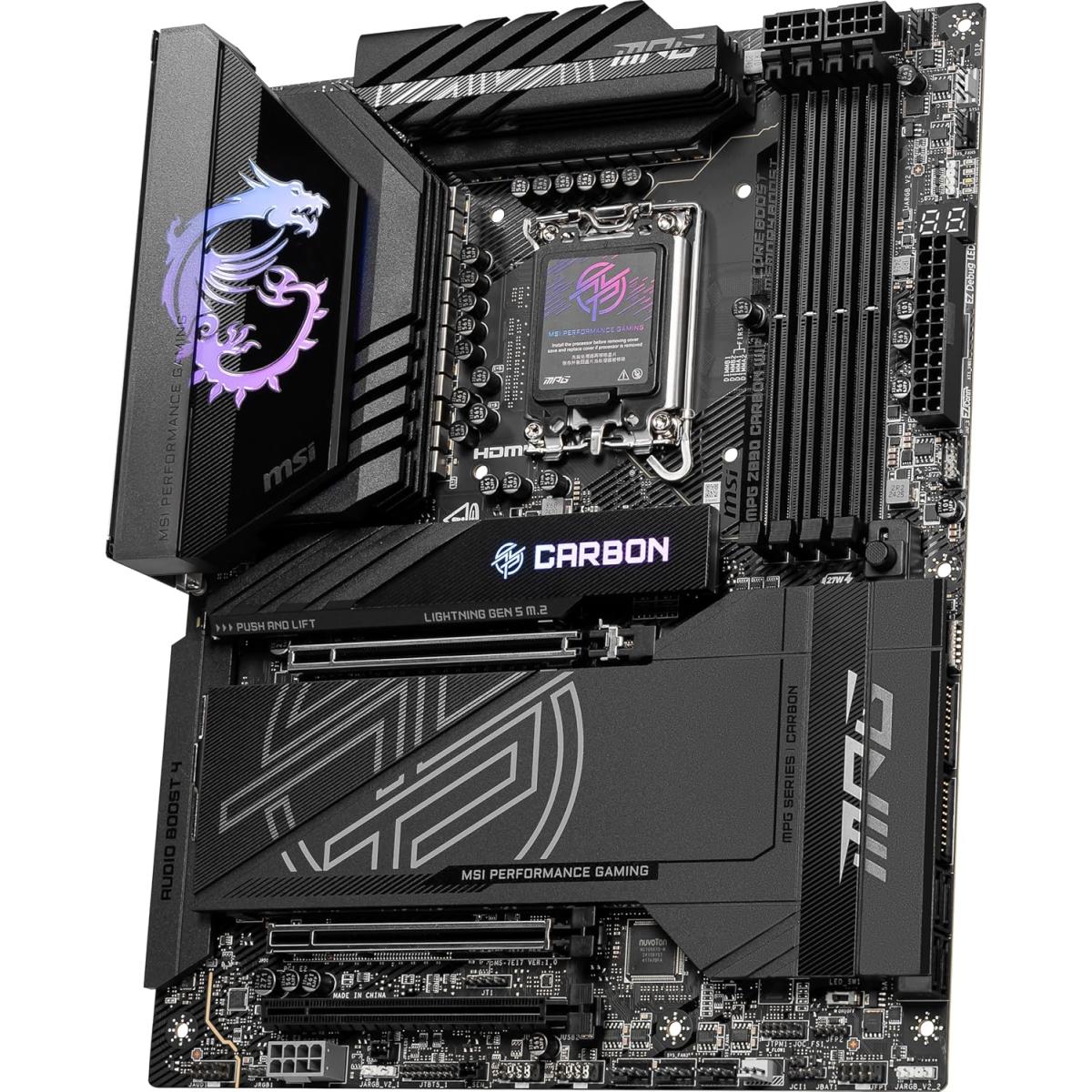 MSI motherboard for desktop computer builds