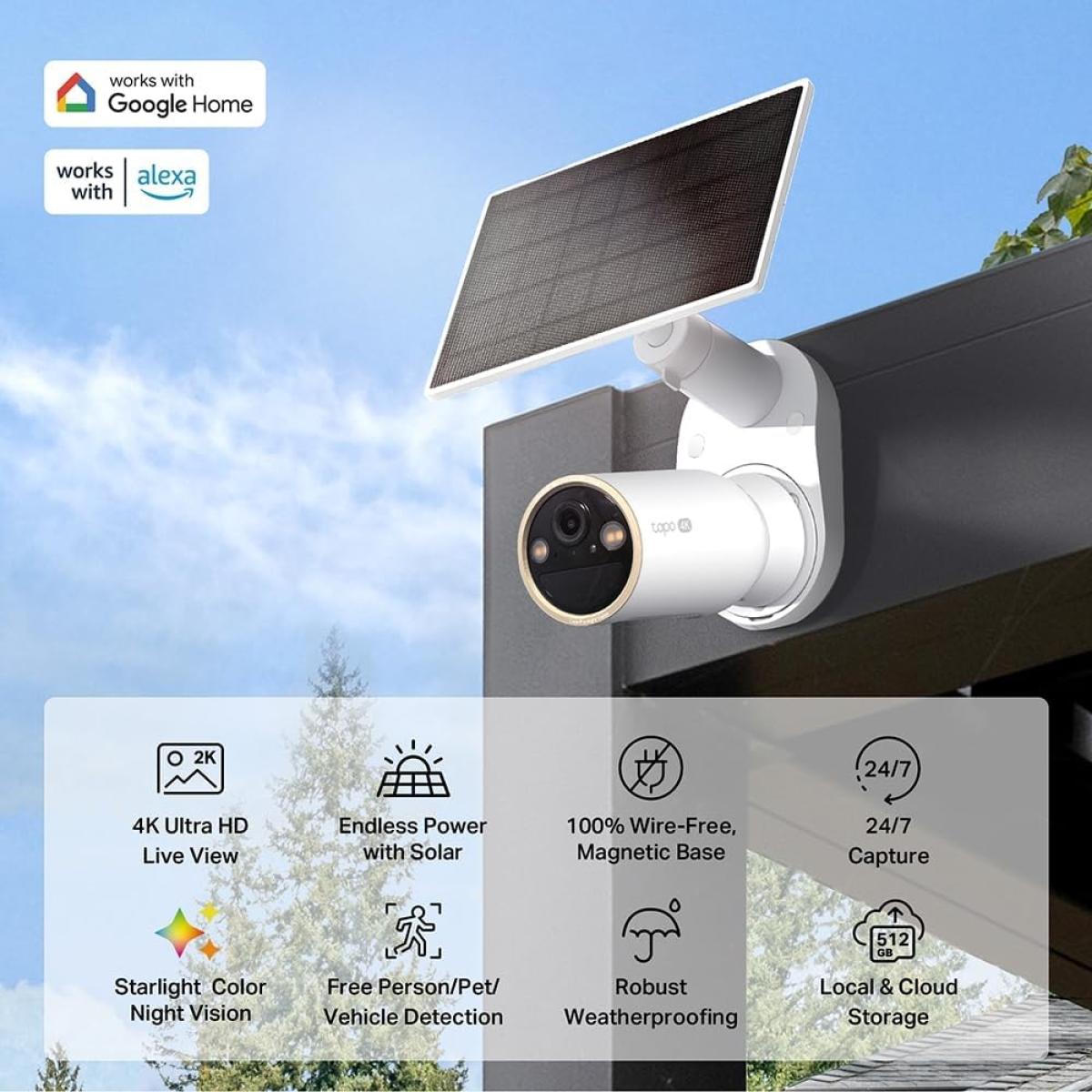 TP - Link 4K wireless security camera for surveillance systems
