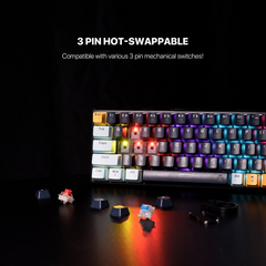 Fantech MK874 SKB ATOM 63 Mechanical Gaming Keyboard
