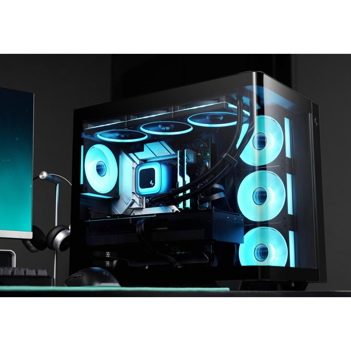 Deepcool USB3.0 PC case for desktop computer builds and component installation