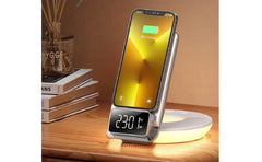 Mcdodo Ch 1610 4 In 1 Desktop Wireless Charger with Alarm & Night Lamp