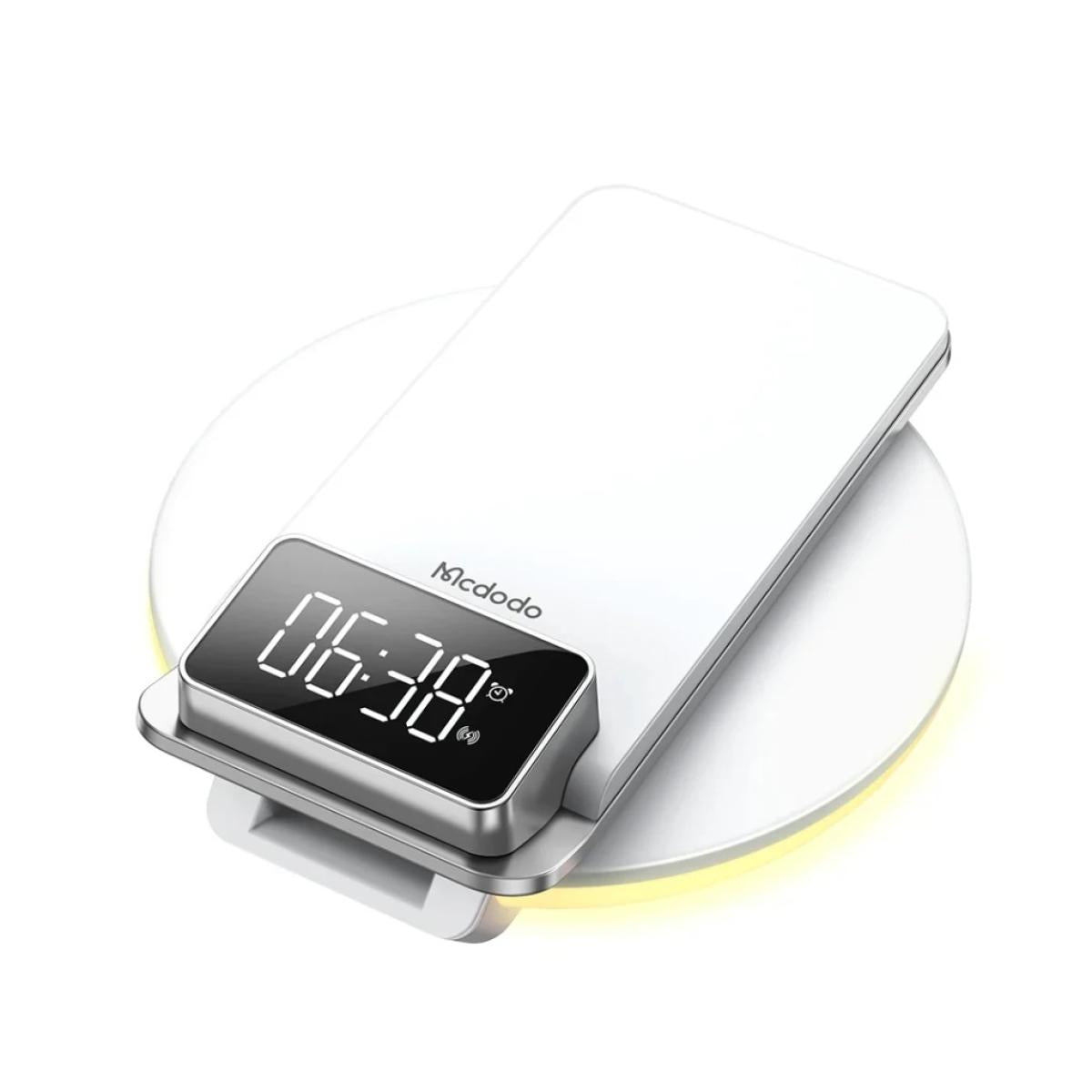 Mcdodo Ch 1610 4 In 1 Desktop Wireless Charger with Alarm & Night Lamp