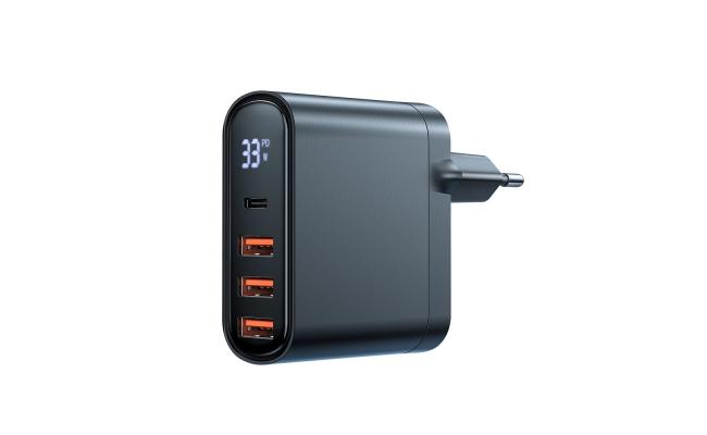 Mcdodo Ch 2250 33w 4 Port Digital Display Fast Charge Adapter (black) Mcdodo Ch 2250 33w 4 Port Digital Display Fast Charge Adapter (black)