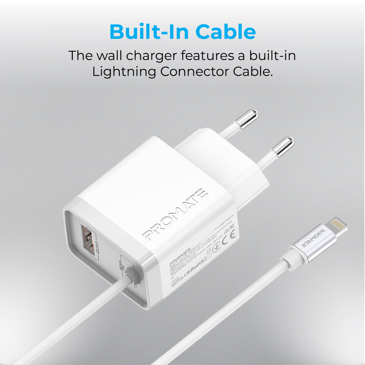 Promate USB - C cable for device connectivity