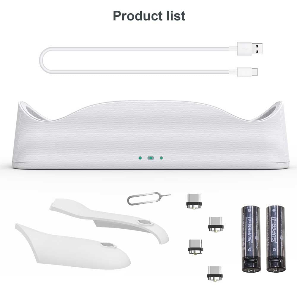 Jys Charging Station and Display Stand for Oculus Quest 2 Jys - OC003 with vr accessories