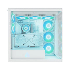 Arctic Xtender VG White Clear Glass Premium E-ATX PC Gaming Case